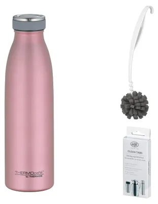 Produktbild von THERMOS TC BOTTLE 0,50 l Trinkflasche 0,5l rose gold mat – Vorteilsset mit Reinigungsbürste CLEAN FIX 30 cm | HAN 4067284050 | EAN 5010576950000
