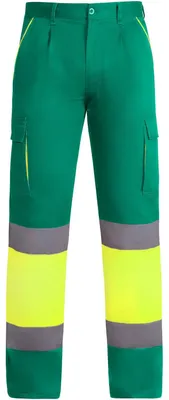Imagen del producto de Roly Workwear - Pantalones "Enix" para hombre - Seguridad LT6089 (33R) (Verde jardín)