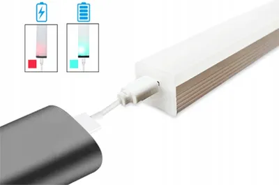 Zdjęcie produktu dla Lampka Podszafkowa LED Listwa Meblowa 3W 4500K 30cm z Czujnikiem Ruchu Srebrna