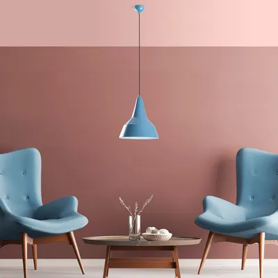 Produktbild von Opviq, Saglam 3728 - Light Blue,Leuchter, Hellblau, METALLKÖRPER, 30 x 30 x 42 - 132 cm