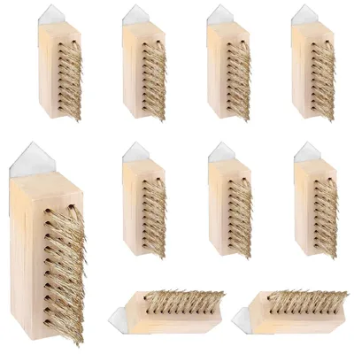 Immagine prodotto di Set di 10 spazzole di ricambio per la rimozione delle erbacce e la pulizia del terreno