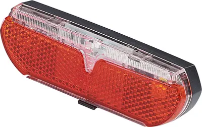Produktbild von LED-Batterierücklicht, mit Z-Reflektor, feste Montage am Gepäckträger
