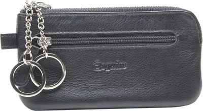 Produktbild von Esquire Schlüsselmäppchen Viktoria Key Case with Zip Black schwarz