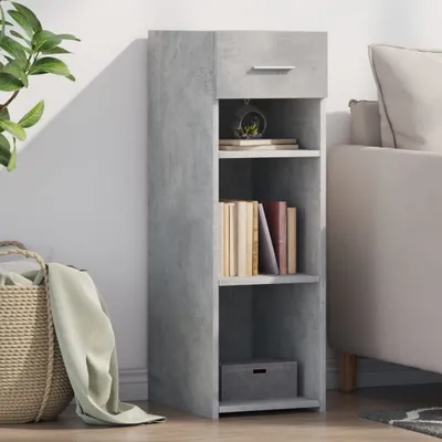 Produktbild von vidaXL Sideboard Betongrau 30x42,5x93 cm Holzwerkstoff