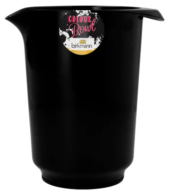 Produktbild von BIRKMANN Rühr- und Servierbecher, 1,5 Liter, schwarz, aus Melamin, standfest, kratzfest, BPA-frei, 70
