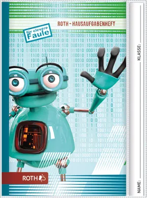 Produktbild von Hausaufgabenheft Teens für clevere Faule Roboter A5