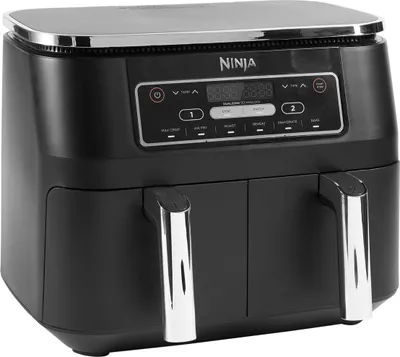 Obrázok produktu pre Ninja AF300, Teplovzdušná fritéza, 7,6 L, 6,7 kg, 40 °C, 240 °C, Dvojitý