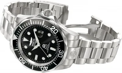 Immagine prodotto di Invicta Grand Diver 3044 Orologio da Uomo - Movimento Automatico - Acciaio Inossidabile con Quadrante Nero - 47 mm