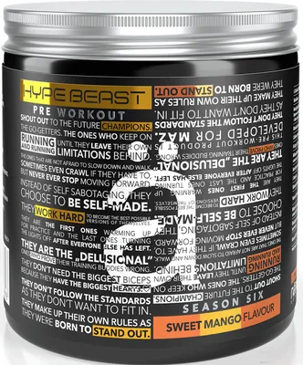 Produktbild von NanoSupps Hype Beast (320g) Sweet Mango - Pre-Workout - Pre-Workout Booster
