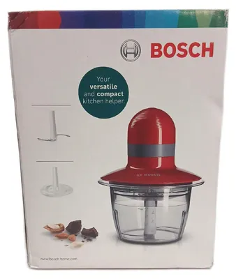 Obrázek produktu pro Univerzální sekáček Bosch MMR08R2, plastový kryt, 400 W, nádoba 0,8 l