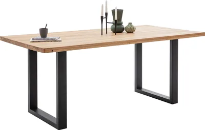 Produktbild von Esstisch 180x90 cm in Eiche massiv GIUSTINO-06