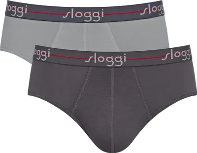 Produktbild von sloggi Herren Midislip Blue Start 2-Pack blackcombination - Größe 7