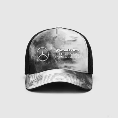 Productafbeelding van Mercedes Tie Dye Trucker-pet, grijs