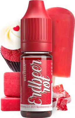 Produktbild von Belissia Lebensmittelfarbe Erdbeerrot - 10ml flüssig & hochkonzentriert - Lebensmittelechte Speisefarbe zum Backen, Kochen, Fondant & DIY - vegan