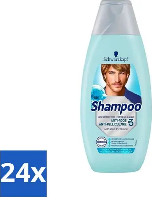 Produktbild von Schwarzkopf - Anti-Schuppen Shampoo - Gegen Schuppen & Juckreiz - 400 ml - Vorteilspack - 24 Stücke