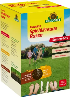 Produktbild von NEUDORFF - TerraVital Spiel & Freude Rasen - 3 kg