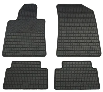 Gummifußmatten Set 4-teilig für Peugeot 508 (2011-), schwarz