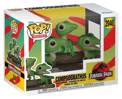 Produktbild von Funko FK90390 - Jurassic Park POP! Premium Vinyl Figur Compsognathus 9 cm - Neu
