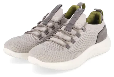 Image de Baskets basses Salamander pour homme, couleur taupe, en textile et synthétique, taille 44
