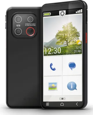 Emporia emporiaSMART.7mini 13,8 cm (5.45") Single SIM Android 15 4G USB Typ-C 6 GB 128 GB 3500 mAh Schwarz