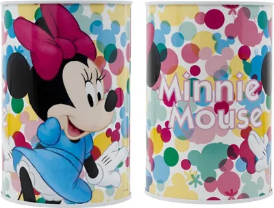 Produktbild von Disney Minnie Maus Kinder XL Spardose aus Weißblech 1000 ml