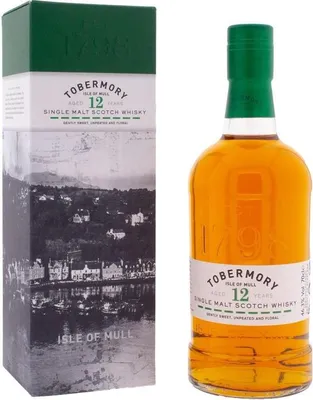 Produktbild von Tobermory 12 Years + Box 700ml 46,3% Vol.
