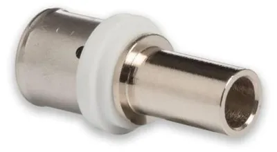 Produktbild von Selfio-Press Aluverbund Pressfitting  Übergang Kupferrohr 20 x 2 mm - 15 mm (Pressanschluss) vernickelt TH + U Kontur