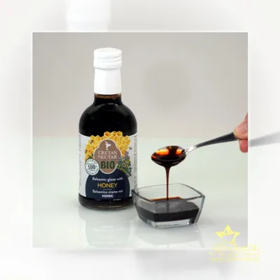 Produktbild von CRETAN NECTAR 01731 - Organic-Balsamico-Creme mit Honig 200ml von Kreta