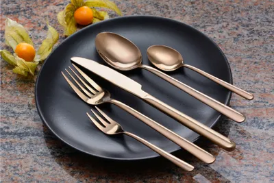 Produktbild von GRÄWE Tafelbesteck 10-teilig Edelstahl glänzend, Serie Rom