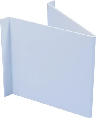 Produktbild von Winkelschild Kunststoff 148x148mm o.Beschriftung