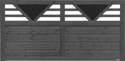 Produktbild von Vorgartenzaun Konsta Andria 180 x 90 cm anthrazit