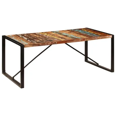 Immagine prodotto di Tavolo da pranzo 200x100x75 cm in legno massiccio di recupero