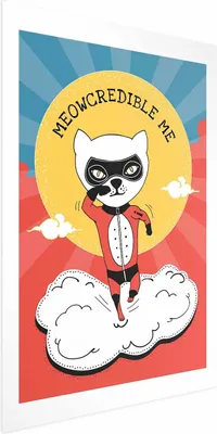 Produktbild von Posterpapier Poster - Esteemed Cat 40x60 cm Für Kinder e-A-0113-ao-a