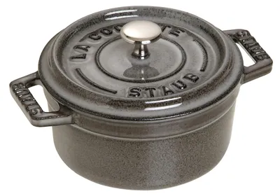 Produktbild von Staub Minis, Einzelpfanne, Grau, Eisenguss, 0,25 l, 10 cm, 700 g
