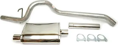 Zdjęcie produktu dla Sportowy układ wydechowy 4,0 l. Zestaw wydechowy Flow Weld ze stali nierdzewnej Jeep Cherokee XJ 87-98