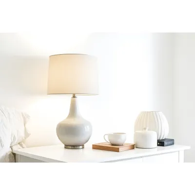 Produktbild von Paulmann Pauleen Cute Flower Lamp Tischleuchte Stoff & Holz mit 4W = 40W E27 LED Leuchtmittel & Schalter
