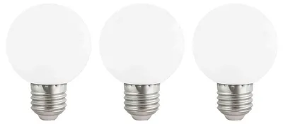 Produktbild von VITO E27 LED Kugellampe G45 3W 180lm 6400K Kaltweiß 240V 3 Stück