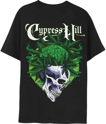 Imagen del producto de Camiseta uni para hombre/mujer de Cypress Hill, diseño "Insane In The Brain", modelo RO8926 (talla M), color negro
