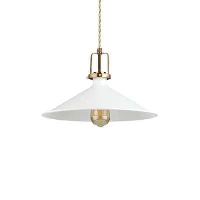 Produktbild von Aufhängung Industrial-Minimal Eris-4 Metall Weiß 1 Licht E27