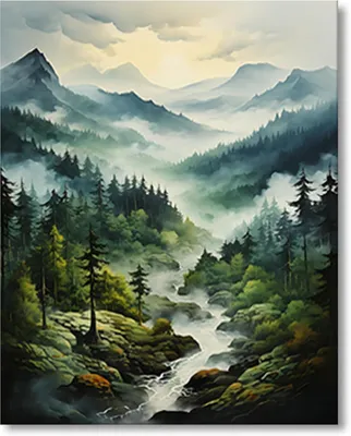Productafbeelding van Schilderen op nummer volwassenen landschap - schilderen op nummer volwassenen landschap - schilderen op nummer volwassenen canvas penseel
