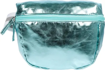 Produktbild von Damen Bauchtasche Metallic Waist Bag Waistbag Mädchen Wasserfest Grün