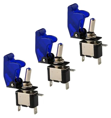 Kippschalter 12V/20A SPST Ein/Aus rot 3er-Pack