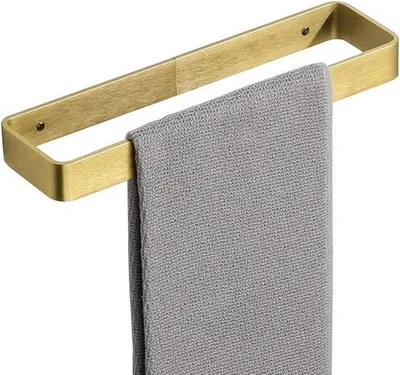 Obrázek produktu pro Samolepicí hliníkový držák na ručníky 30 cm, montáž na zeď, koupelna, kuchyně