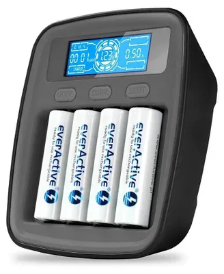 Image de Chargeur de batterie Ni-MH USB-C everActive NC1000MV2
