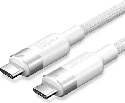 Obrázek produktu pro Kabel Vention USB 3.2 5A 10Gbps 1m WH USB-C na C