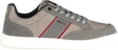 Image de Chaussure de sport grise pour homme avec lacets et semelle amovible