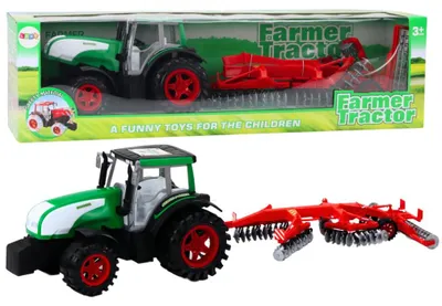 Zdjęcie produktu dla Traktor ciągnik z przyczepą