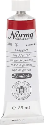 Schmincke 35ml Norma Professional Krapprot Öl 11 318 009 11318009
