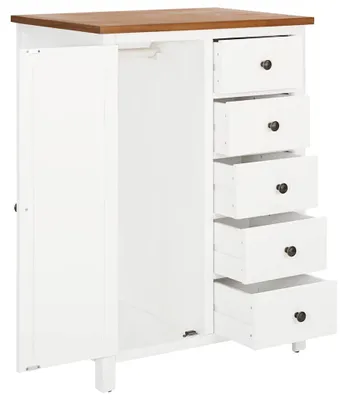 Obrázek produktu pro vidaXL Šatní skříň 76x52x105 cm Dubový masiv