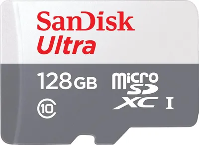 Produktbild von SanDisk Ultra® microSDHC™ UHS-I Speicherkarte + Adapter – 128 GB
